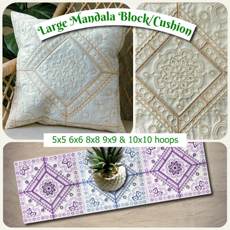 Large Mandala Block/Cushion